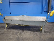 Chicago #1018, 120" bending brake