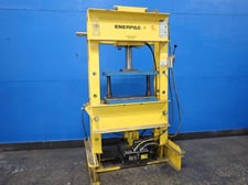 100 Ton, Enerpac #IPH100D113-2, H-Frame Hydraulic Press, 20" x 16" die