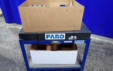 Faro #Gage, articulated arm w/Starrett black granite surface plate, 12 V.