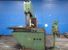 26" DoAll #2624-4, vertical band saw, 32" x 40" table, blade welder