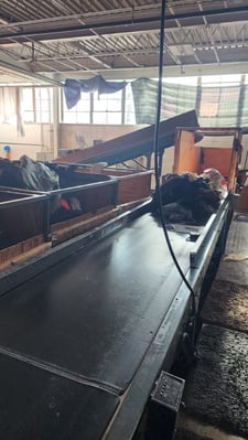 23- 30" and 24" wide belts, on 36" and 30" frames, powered belt conveyors, variable and fixed speed