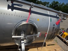 500 gallon DME Brewing Solutions, Stainless Steel Tank, 44" diameter x 60" straight side, side manway, center