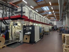W & H #Heliostar, 8-Color Rotogravure Printing Press, 40" web width, 39.37" max. unwind roll diameter
