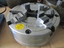 10" Pratt-Burnerd, 4-Jaw Chuck Lathe, 1/2"-8" gripping range, 2.36" center hole diameter, D1-4 camlock back