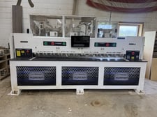 CNC Factory #Scorpion-LDR-4, Insertion Lock Dowel Machine, 4 station, 3 Hp, 24k RPM, air cooled spindle, 96"