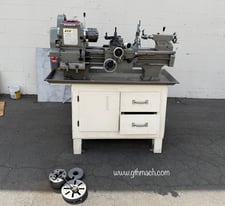 10" x24" Select #1024B, Lathe, 6" swing over cross slide, 60-1250 RPM, tool post, 1-shot lube, Steady Rest