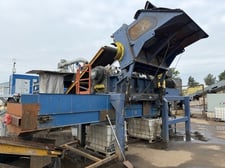 SSI Uni-Shear #SR900, heavy duty shredder, interchangable removable screens