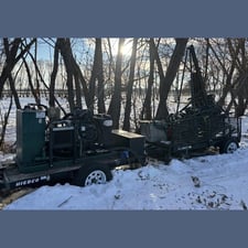 Voyager #2000, Diamond Core Drill, Commercial Intertech hydraulic head, 0-900 RPM, MP500 foot clamp