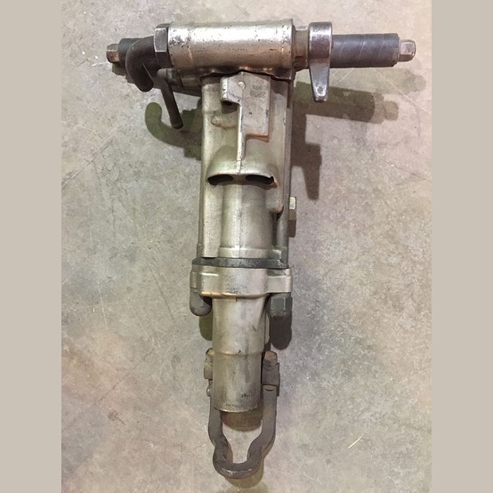 Mid-Western #S83, T-Handle Sinker Drill, 7/8" x 4-1/4" chuck, ~180 CFM, 1" air connection