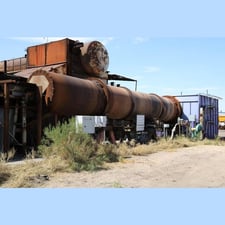 72" x 540" Kippco, Rotary Kiln Incinerator Package, natural gas, firebrick lined, primary chamber