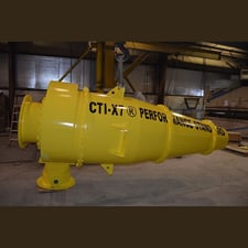 40" Ceramic Tech #CTI-X7, Ceramic-Lined Heavy Media Cyclone, 16" I.D. inlet, alumina ceramic lined, NEW