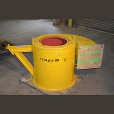 36" Hydrotech #H36LH-ALB8, Cyclone, Linatex red rubber lined, 14" x 14" feed, refurbished