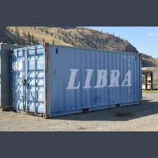 20' Shipping Container, 8' wide x 8' high, 92" x 89" door opening, with lock box