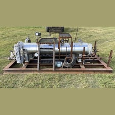 20 HP Caloritech #VSB24353-01, Electric Steam Boiler & Tank Skid Package, 15 kW, 480 Volts, 150 PSI, 366&deg;F