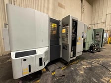 Mori Seiki #NHX-4000, CNC Horizontal Machining Center, 15.7" pallets, 22" X/Y, 26" Z, 20 HP, 12,000 RPM, 40