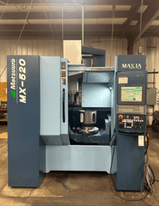 Matsuura #MX-520, 5-Axis Vertical Machining Center, 24.8" X, 22" Y, 20" Z, 15 HP, 12000 RPM, CAT 40, 2017