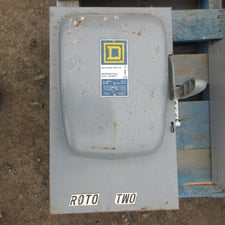 100 Amp. Square D #A86343, Fusible Disconnect Switch, 600 VAC