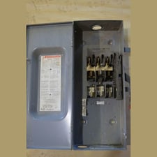 100 Amp. Federal Pacific, Fusible Disconnect Switch, 600 VAC