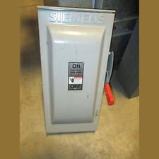 100 Amp. Siemens #121D363NF, Non-Fusible Disconnect Switch, 600 VAC