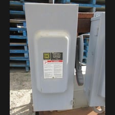 100 Amp. Square D, Fusible Disconnect Switch, 240 VAC, 3 phase