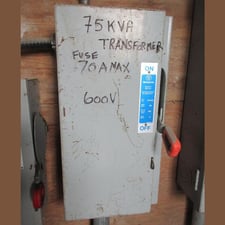 100 Amp. Westinghouse #HNF363, Fusible Disconnect Switch, 600 VAC, 3 phase
