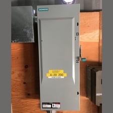 200 Amp. Siemens #ID364, Fusible Disconnect Switch, 600 VAC, 3 phase