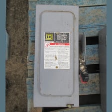 30 Amp. Square D #CH361, Fusible Disconnect Switch, 600 VAC