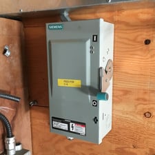30 Amp. Siemens #ID61, Fusible Disconnect Switch, 600 VAC