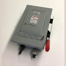 30 Amp. Siemens, Non-Fusible Disconnect Switch, 600 VAC