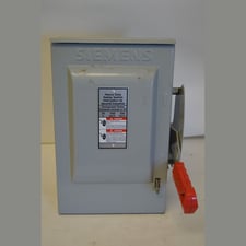 30 Amp. Siemens, Non-Fusible Disconnect Switch, 600 Volts
