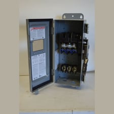 30 Amp. Square D, Fusible Disconnect Switch, 600 Volts