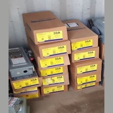 30 Amp. Square D #CHU361DS, non-fusible disconnect switch