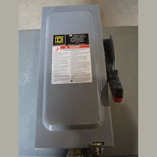 30 Amp. Square D, Non-Fusible Disconnect Switch, 600 VAC