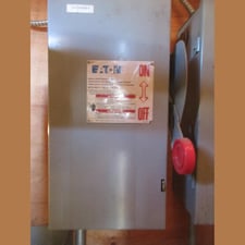 60 Amp. Eaton, Fusible Disconnect Switch, 600 VAC (2 available)