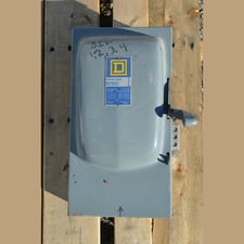 60 Amp. Square D, Fusible Disconnect Switch, 3 phase