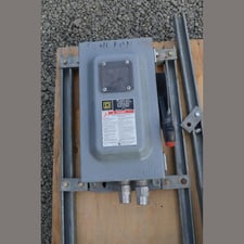 60 Amp. Square D, Fusible Disconnect Switch, 600 VAC