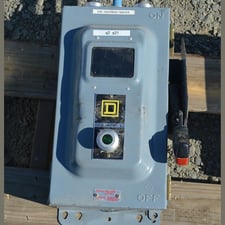 60 Amp. Square D, Non-Fusible Disconnect Switch, 600 Volts