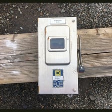 60 Amp. Square D, Non-Fusible Disconnect Switch, 600 VAC