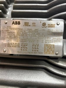 25 HP 1775 RPM ABB NEMA, FRAME 284T, TEPC-XP, 230/460 V