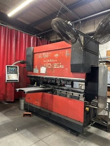 80 Ton, Amada #HFE80-25, CNC Hydraulic Press Brake, 98.4" bending length, 7.87" stroke, 19.4 HP, 3PH, 2004