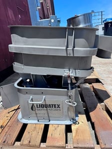 24" Single Deck Dewatering Vibratory Screen, 1/2 HP motor, 1725 RPM, 115-208/230-460 Volt