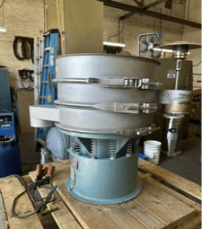 24" Sweco-Type Circular Vibratory Screen, Stainless Steel, base mounted
