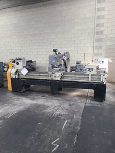 21" x 102" Leblond #Regal, Engine Lathe, 12'-3" x 14-3/8" bed, 13" socs, 2-7/16" spindle diameter, 12" 6-jaw