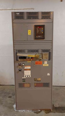 2000 Amps, Square D Power Style QED, switchboard, 480Y/277 Volts, 3 phase, 4 wire, bypass switch & meter
