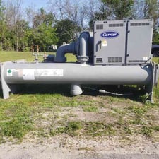 300 Ton, Carrier Evergreen #19XRV3537337KBH64, centrifugal water chiller, 460 V., 3 phase