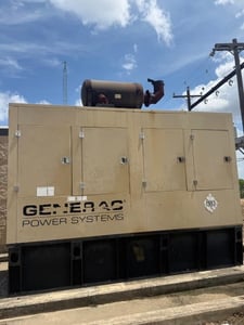 500 KW Generac #LX-H-61A, diesel generator, Hino EH700TI engine, sound enclosure, 277/480 Volts, 3 phase, 500