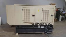 60 KW Generac #SD0060, diesel generator, low profile enclosure, 120/208 Volts, 1 & 3 phase, 445 hours
