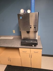 Hoshizaki #DCM-270BAH, countertop nugget ice maker & water dispenser, stainless steel, 115 V.