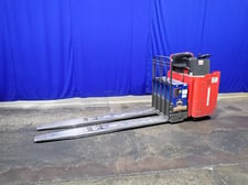 6000 lb. Raymond #8900, electric rider pallet jack, 9" x 96" forks, 5" lift height