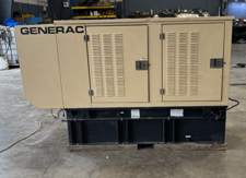 20 KW Generac #10453480100, standby diesel generator, John Deere engine, 120/240 Volts, 396 hours